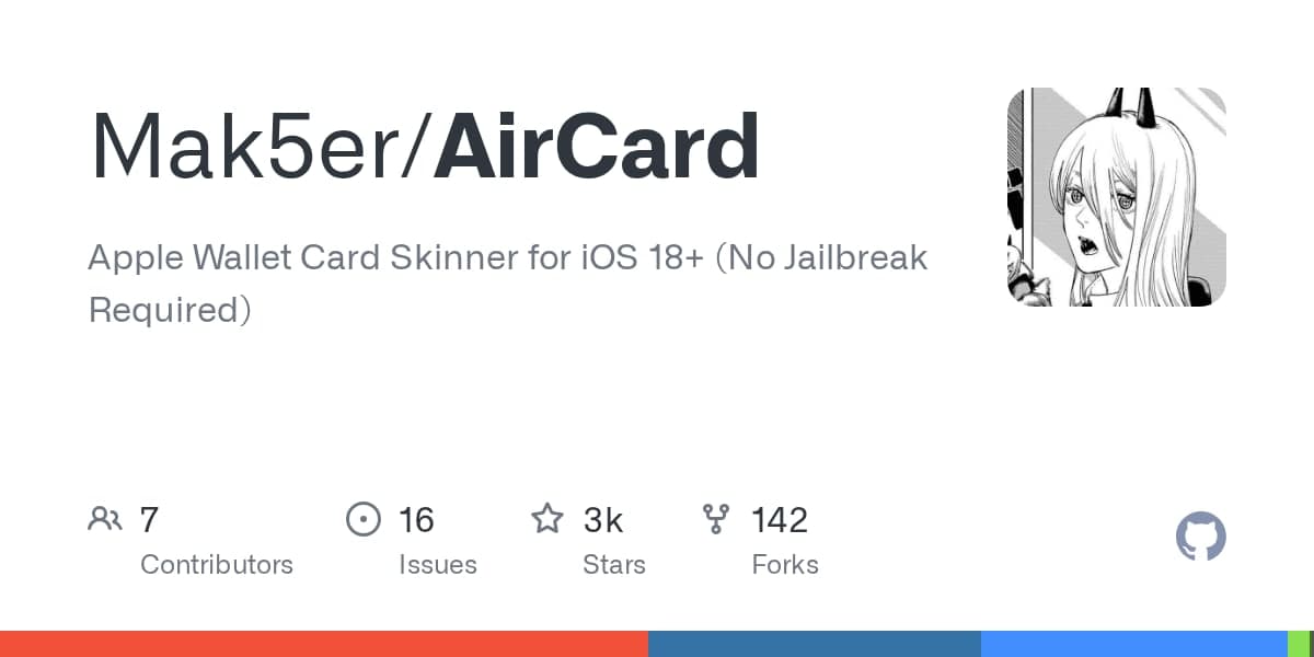 AirCard, la herramienta que cambia el aspecto de tus tarjetas de Apple Wallet sin jailbreak