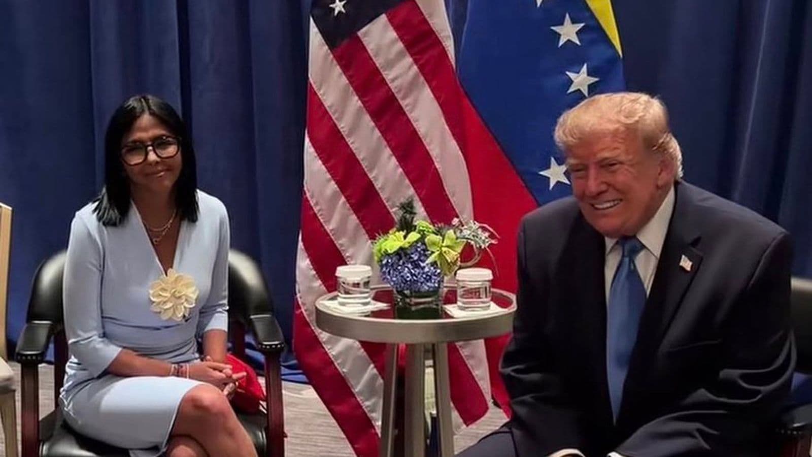 Delcy Rodríguez califica de «histórica» su reunión con Trump en Nueva York