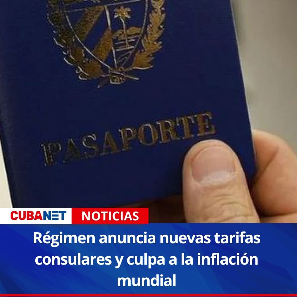 Cuba fija el pasaporte en 200 dólares o euros con nuevas tarifas consulares