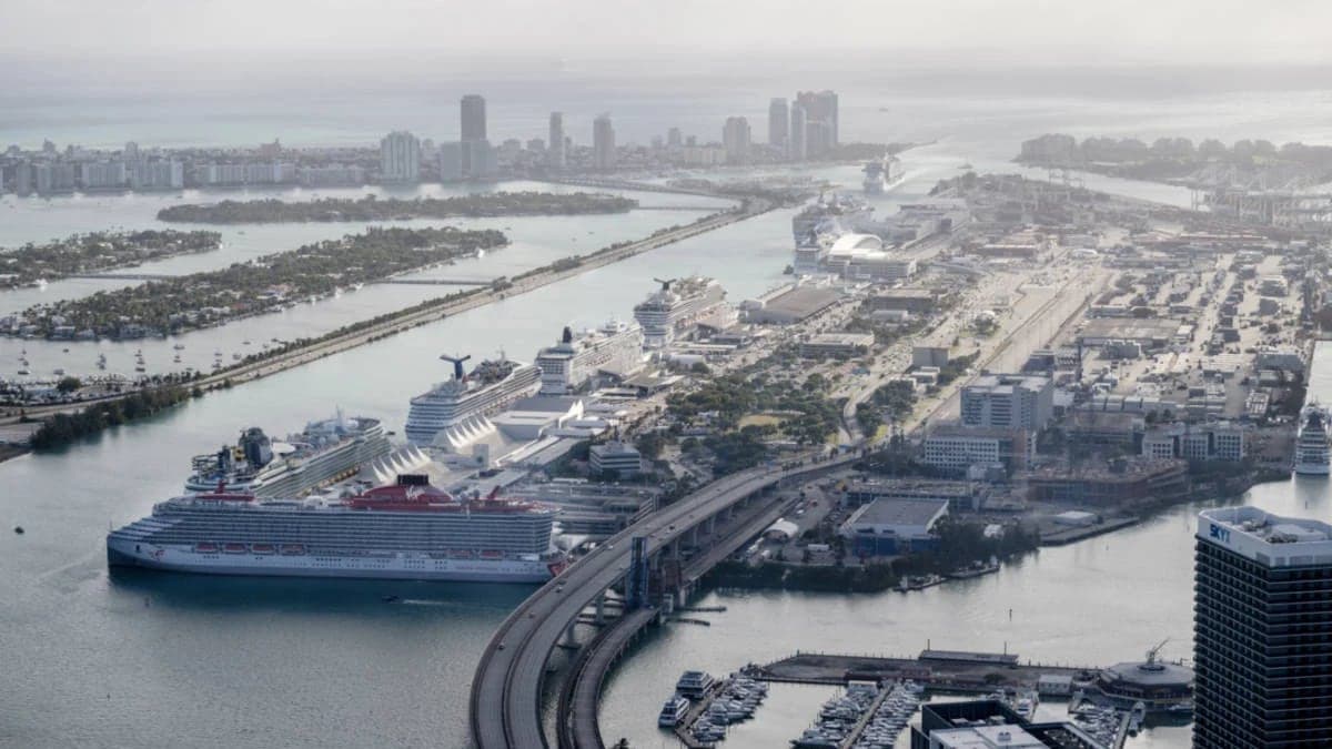 PortMiami estrena plan contra los atascos de los días de crucero: autobuses gratis y monitoreo con IA