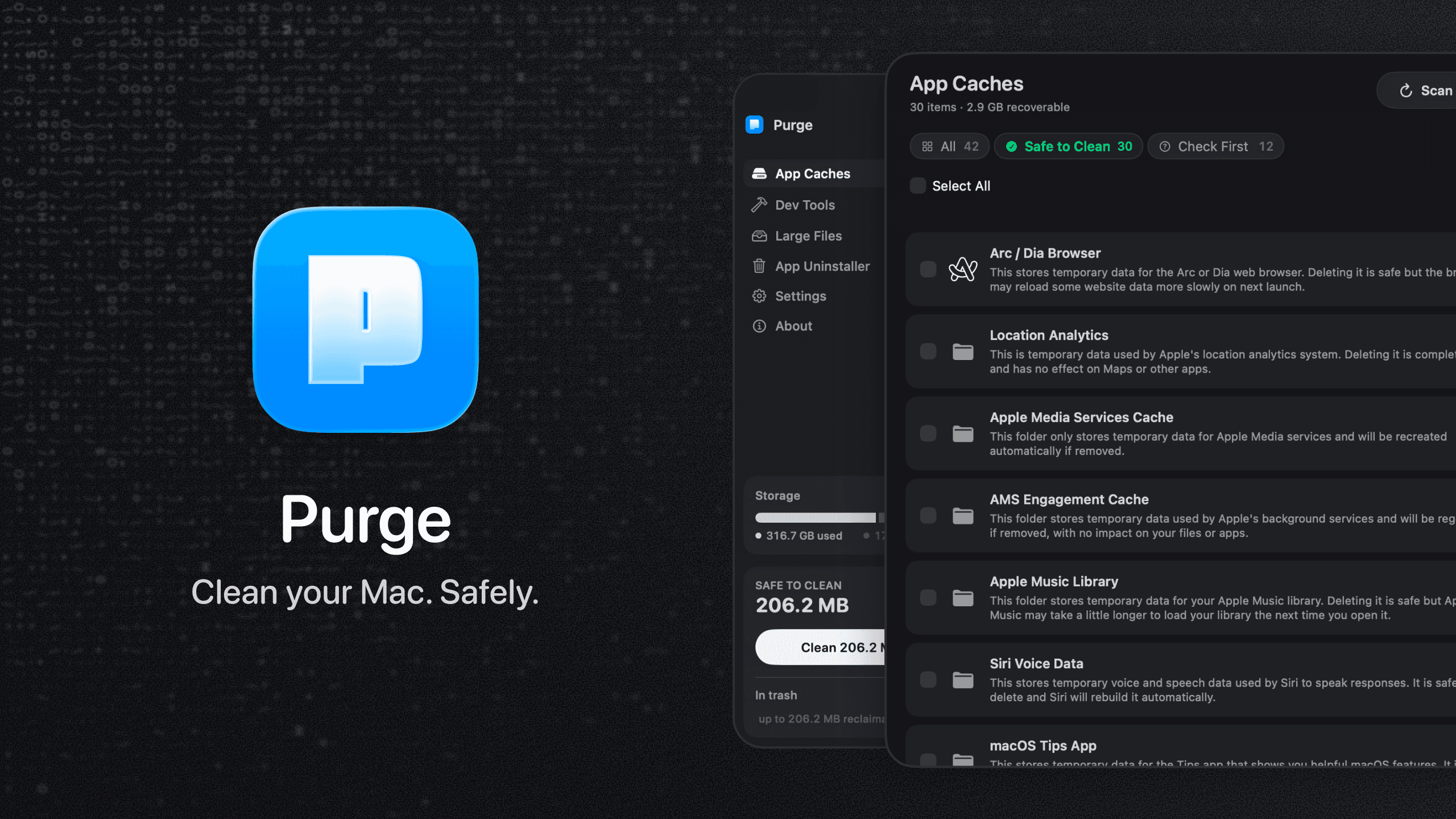 Purge, el limpiador de Mac gratuito y de código abierto, llega a la versión 1.6.1